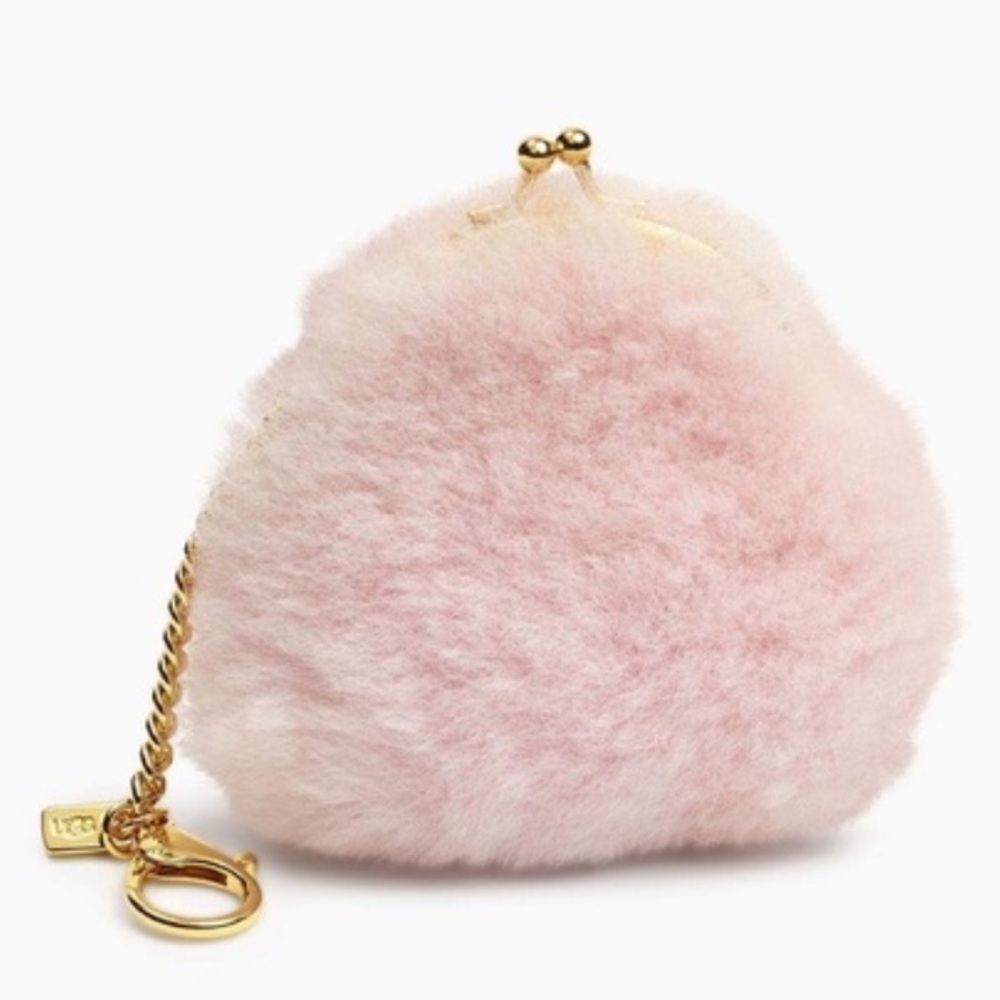 UGG Pink Coin Purse, Keychain Charm